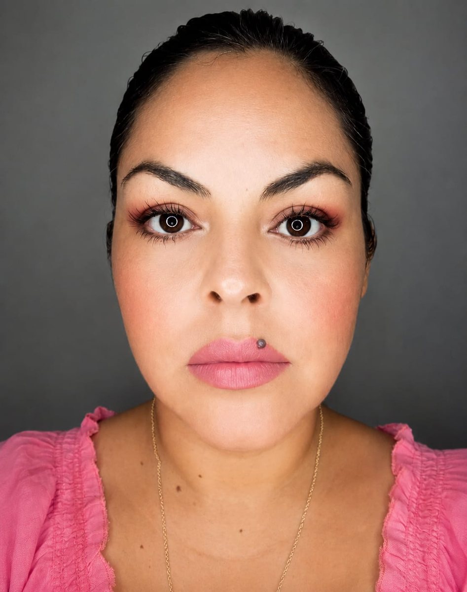 Maquillaje social con cejas definidas